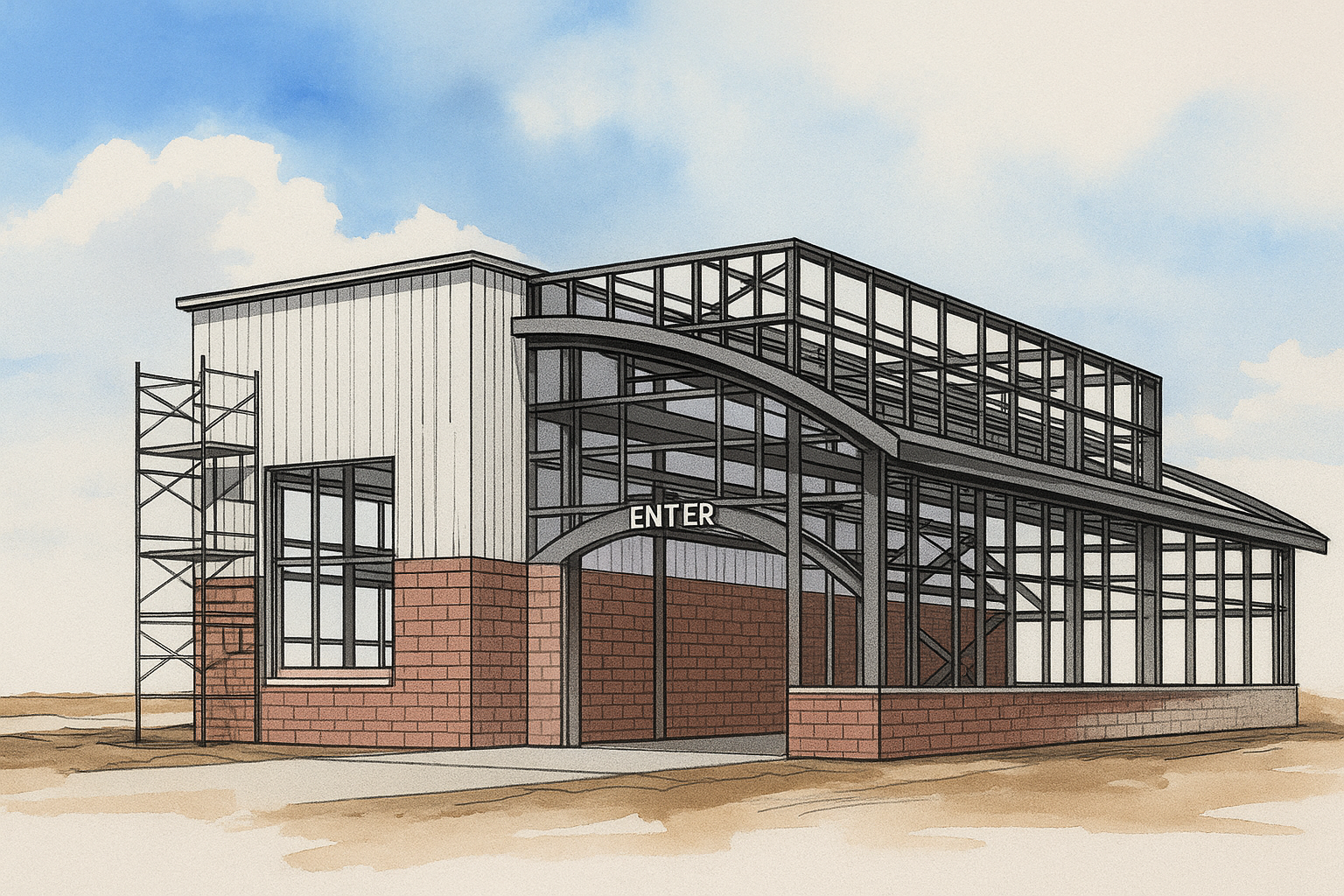 a brand new carwash in the design and development phase Shine Wash Solutions and Scott Avant