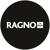Il logo ragno è un cerchio nero su sfondo bianco.