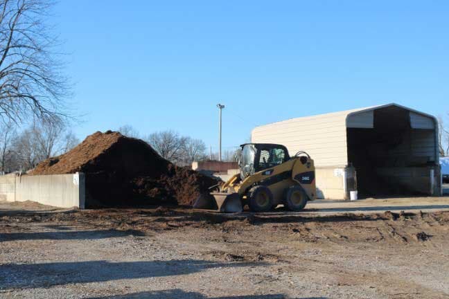 Bulldozer Truck — Gardening Supplies in Belleville, IL