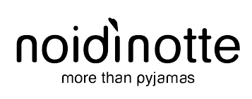 Un logo in bianco e nero per noidinotte più che pigiami