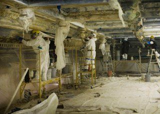 Hazmat Workers Removing Asbestos & Lead Paint