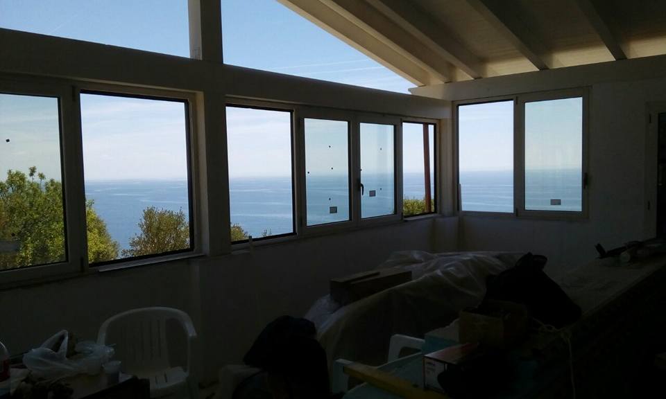 veranda a vetri