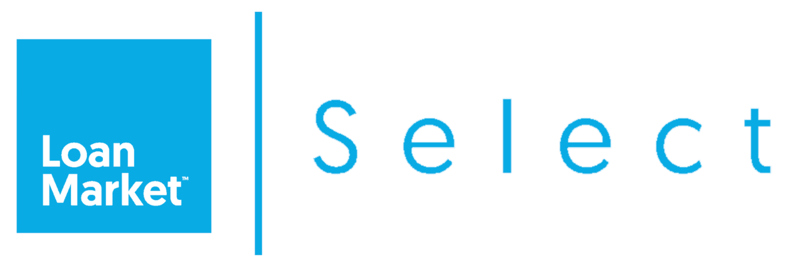 A logo for loan market select with a phone number