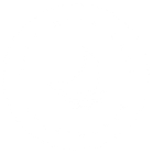 half moon logo - white