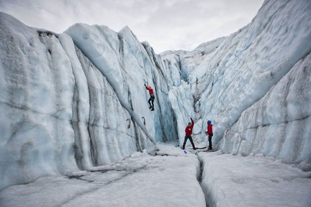 Glacier climbing guided trip