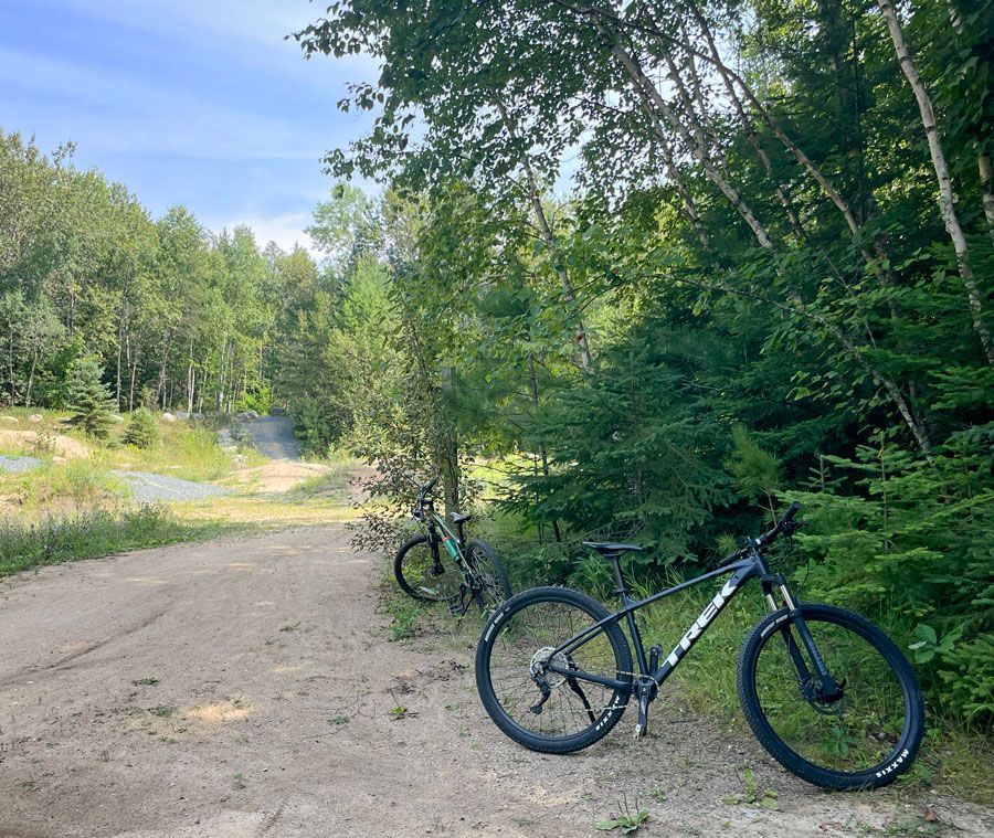 mountain biking hobby
