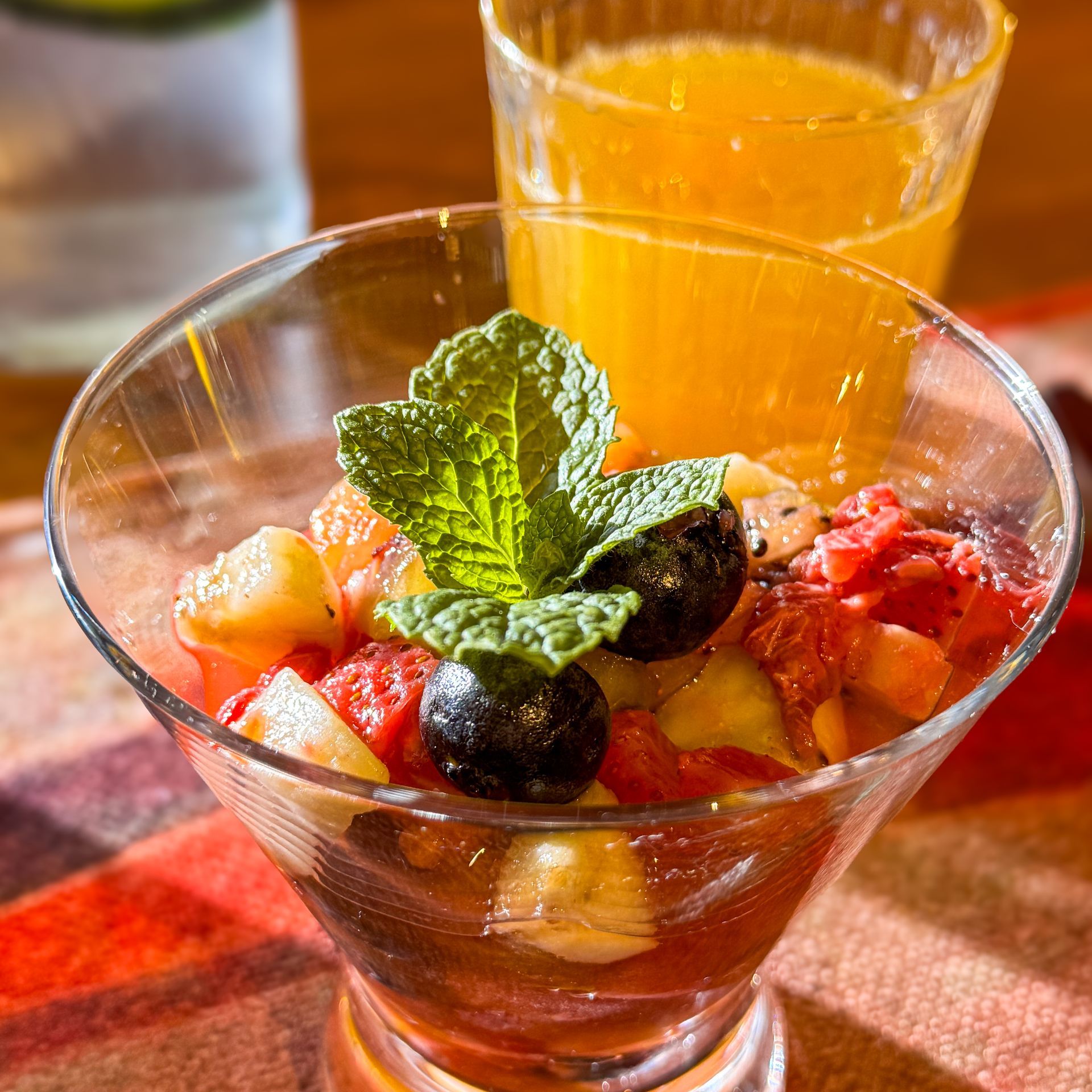 fruit bowl at Sedona views bed and breakfast