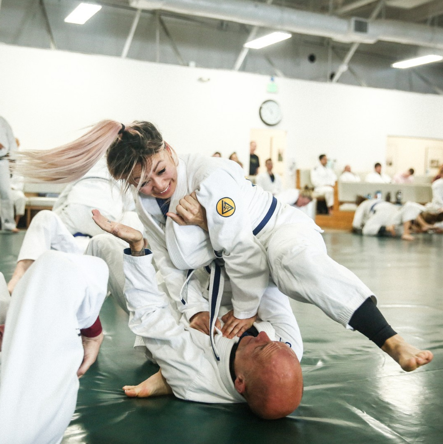 Adults training Jiu-Jitsu at Gracie Jiu-Jitsu San Jose in San Jose, CA, building calm confidence and fitness