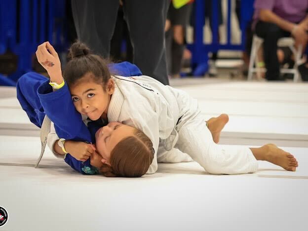 Students drilling Jiu-Jitsu fundamentals at Gracie Jiu-Jitsu San Jose in San Jose, CA to build strength and calm.