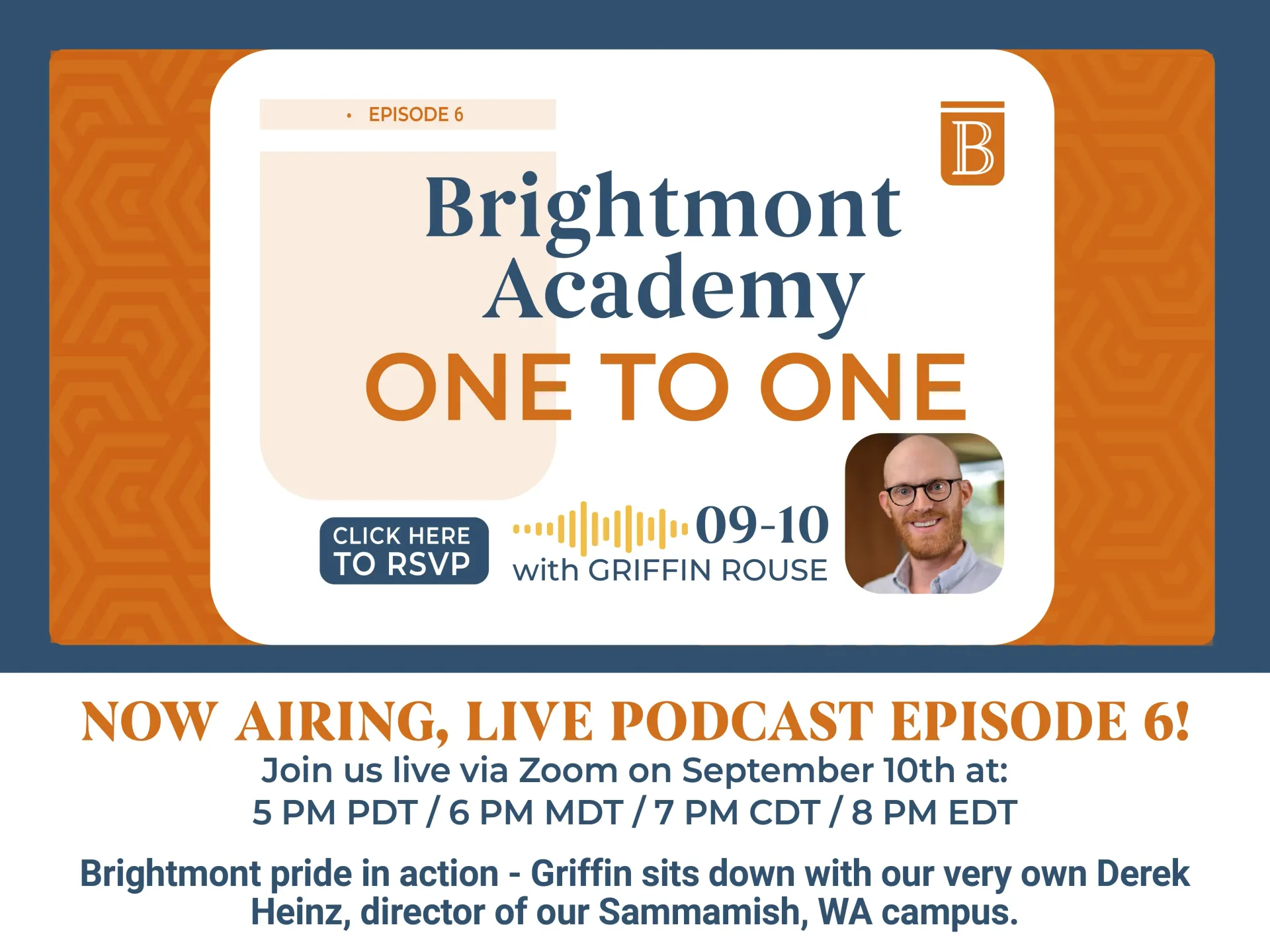 Click here to RSVP for the One To One Podcast with special guest David Kaufer