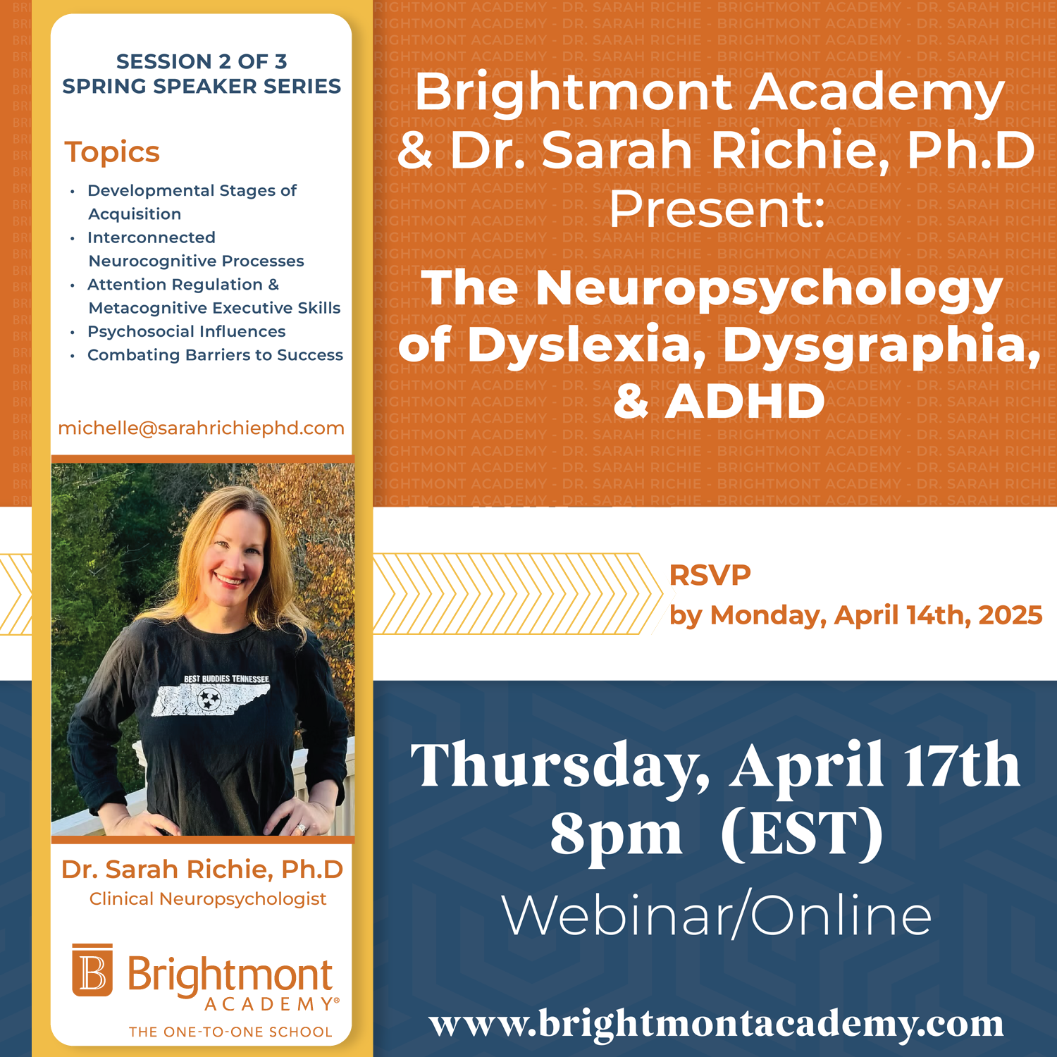 Brightmont Academy Speaker Series: The Neuropsychology of Dyslexia, Dysgraphia, & ADHD