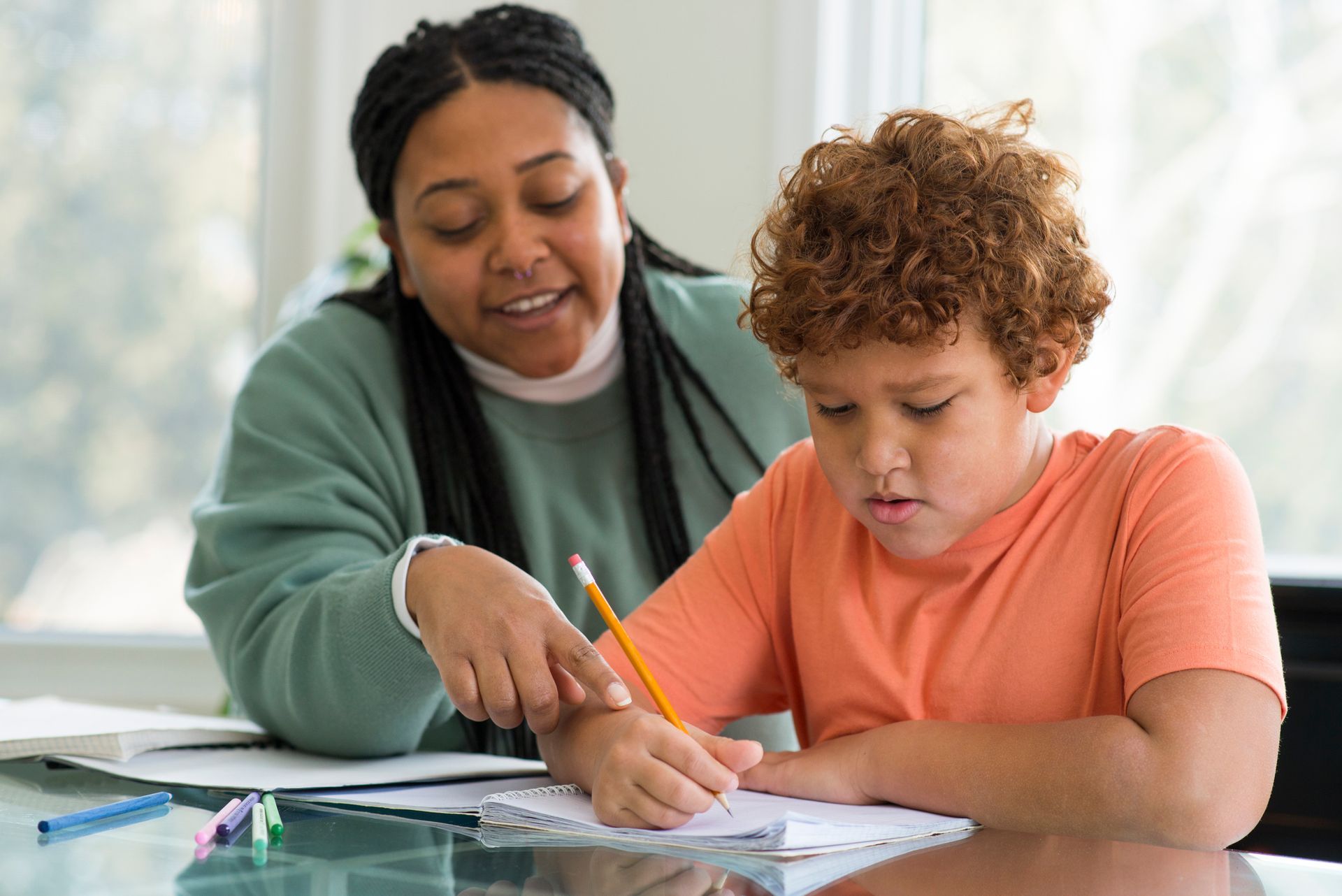 teacher and student