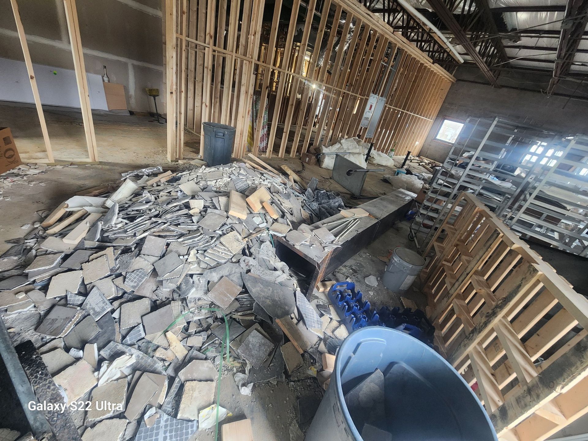 A pile of wood is stacked on top of each other.