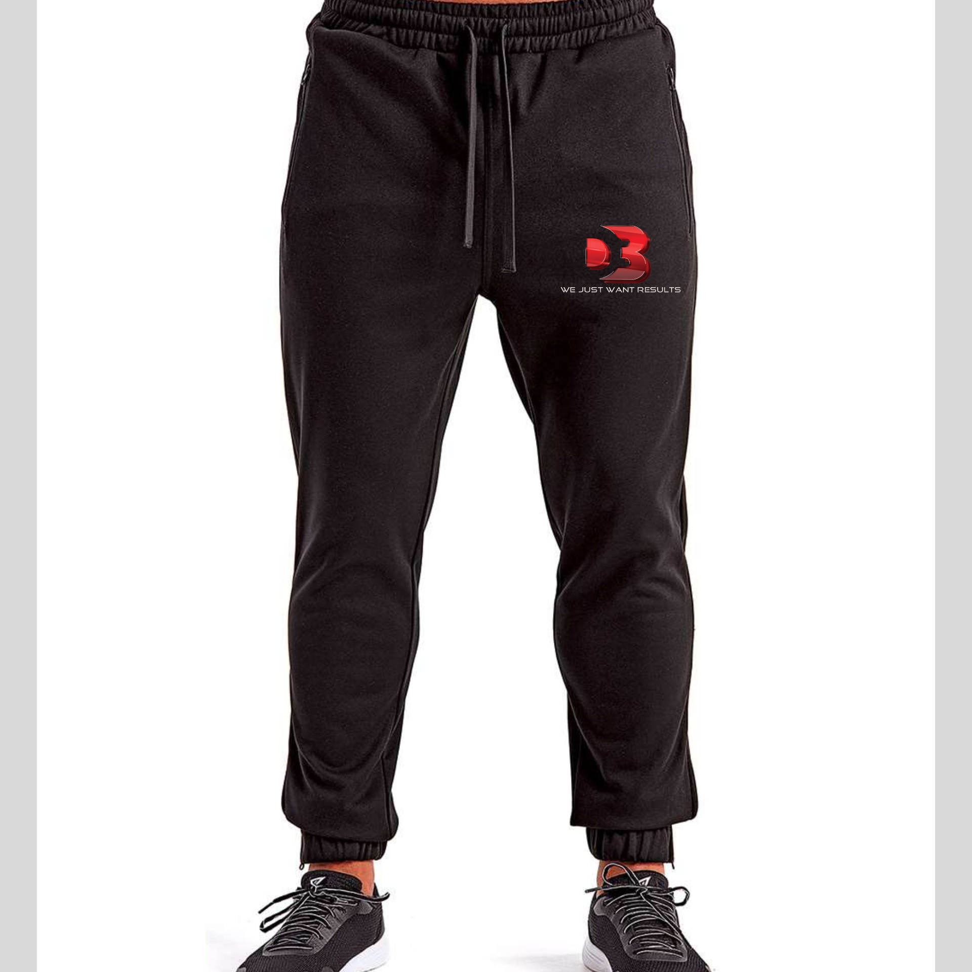 WE JUST WANT RESULTS - Men's Spun Dyed Joggers