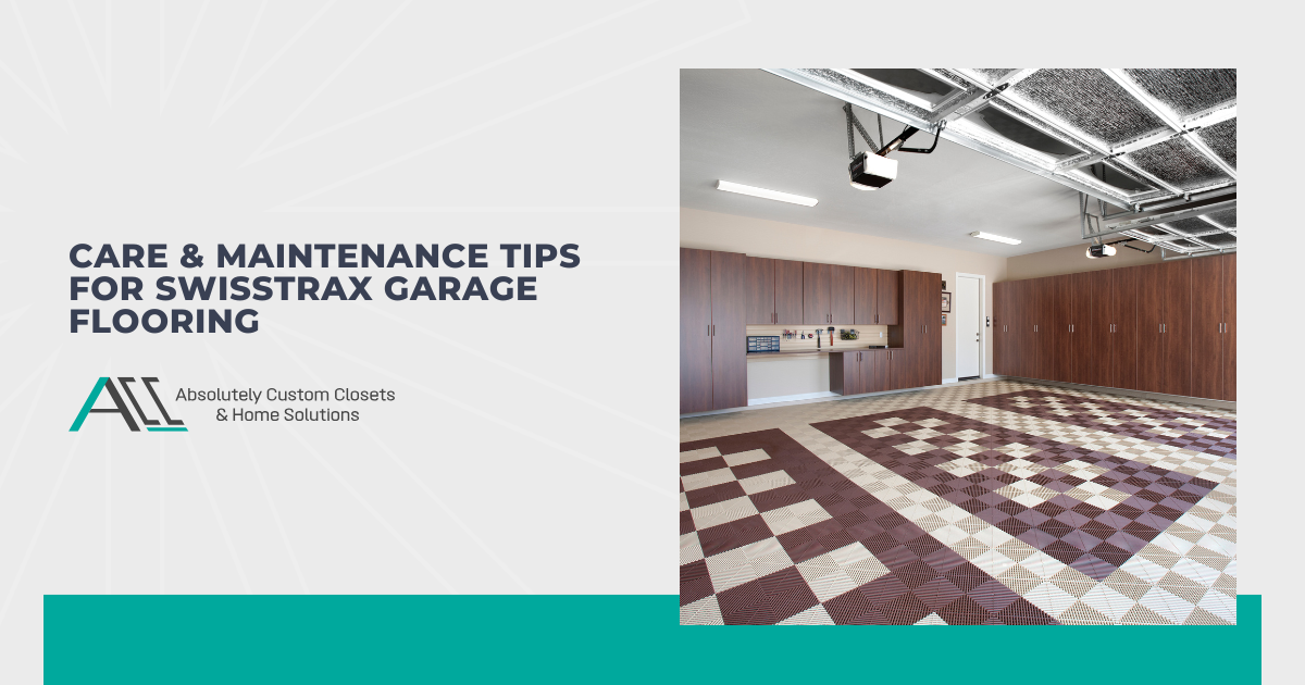 Care & Maintenance Tips for Swisstrax Garage Flooring