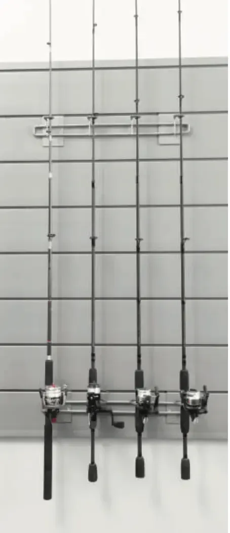Fishing rack Slatwall Accessory