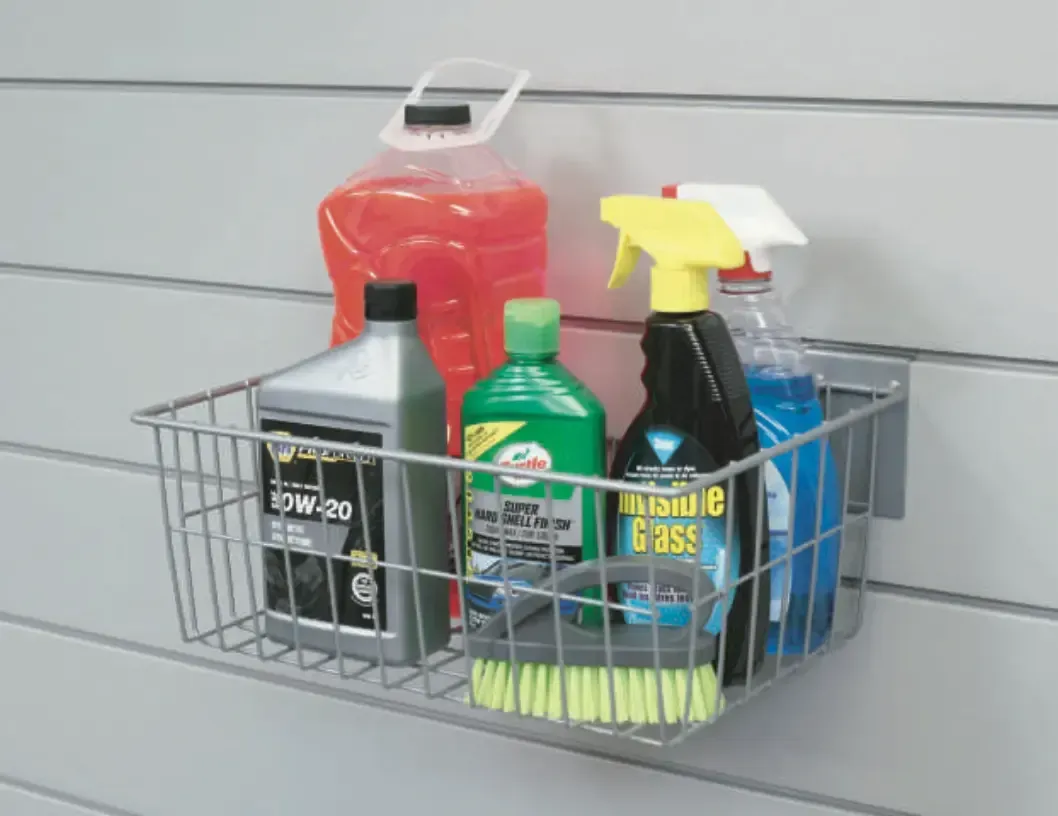 Wire baskets and shelves Slatwall Accessory