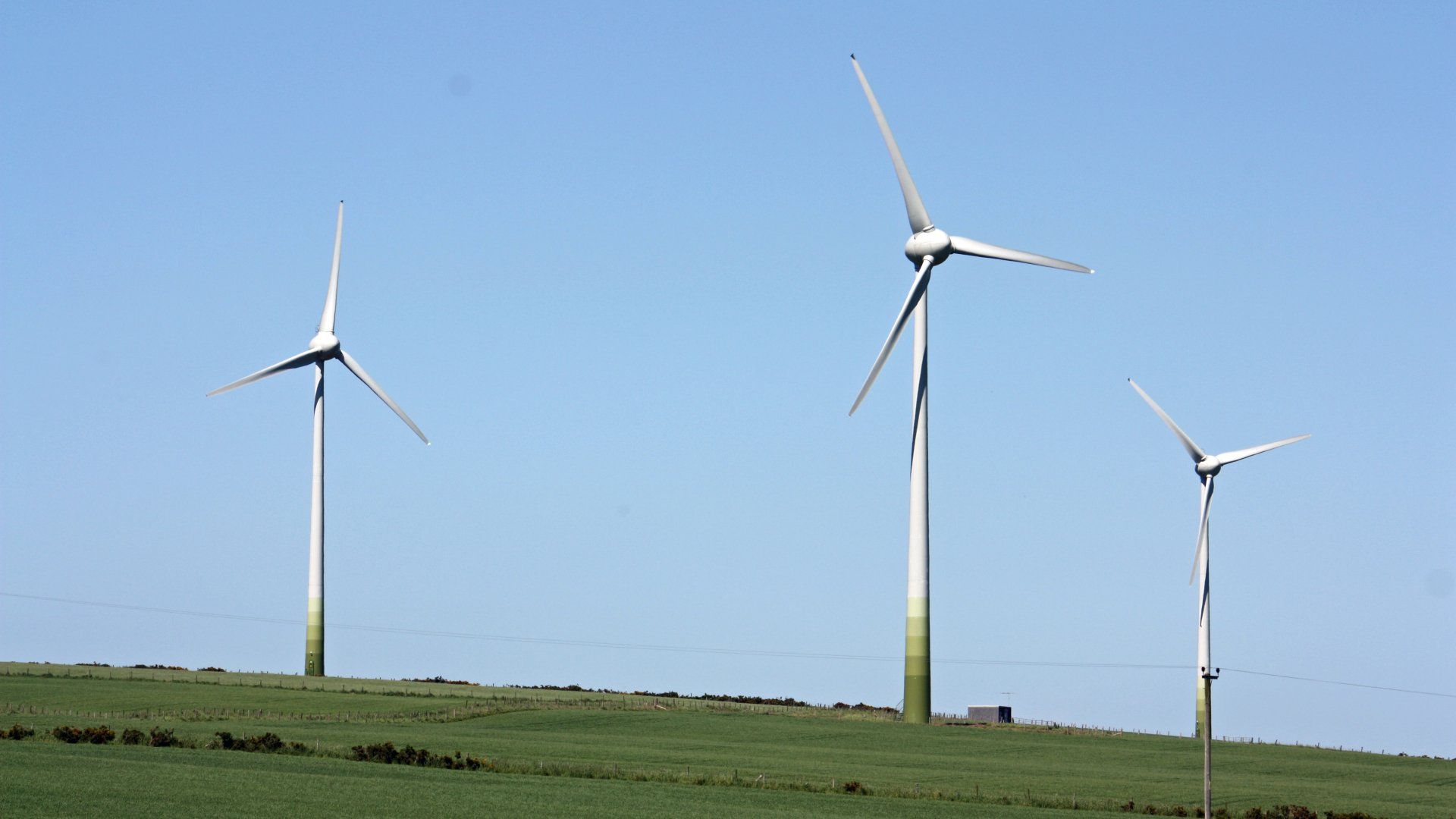 Typical farm wind development in Aberdeenshire