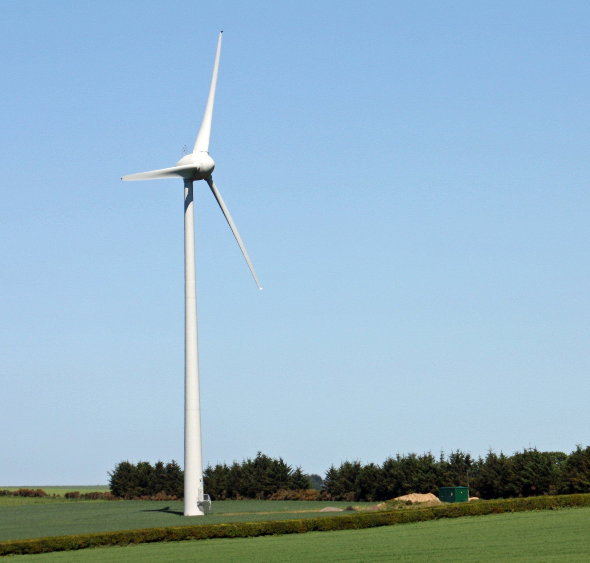 One of the first wind turbines in Aberdeenshire