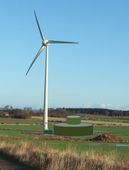 Wind turbine and proposed AD plant