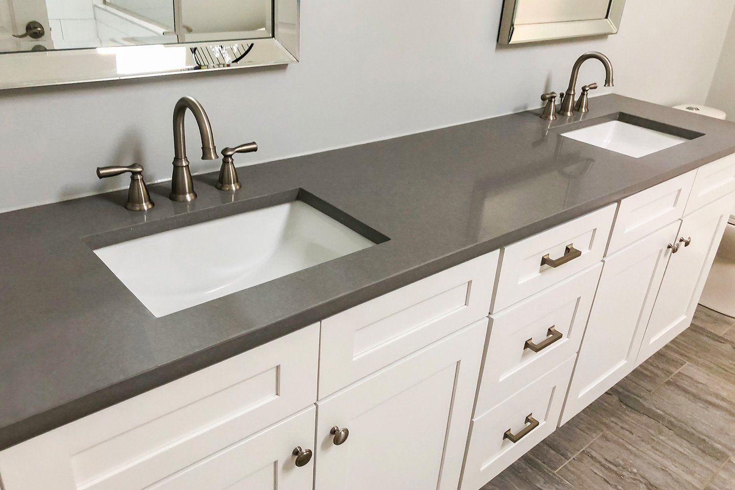 Beautiful Custom Master Bathroom — Providence, RI — Great In Counters