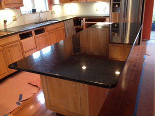 New Kitchen with Black Countertops — Providence, RI — Great In Counters