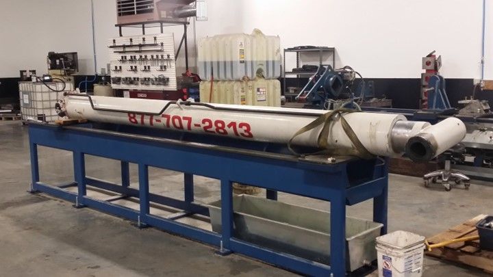 Large White Pipe Is Sitting On Top — Lincoln, NE — Central States Hydraulic Services
