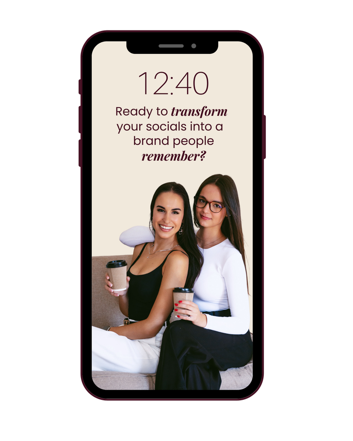 A smartphone screen displaying a promotional message: 