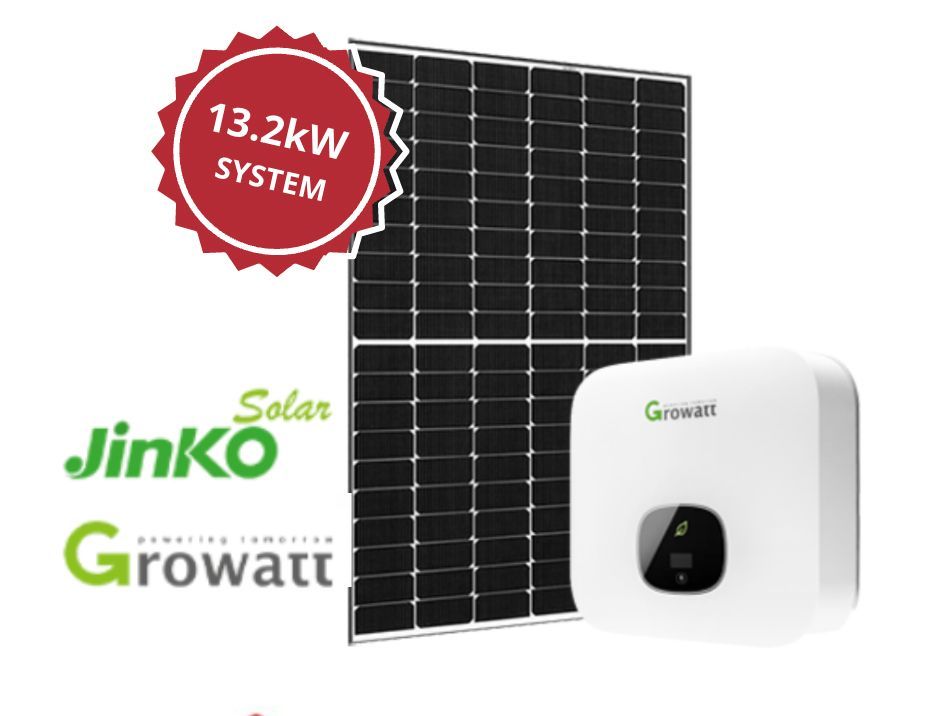 A Picture of A 13.2kw Solar System — Ryde Energy in Ipswich, QLD