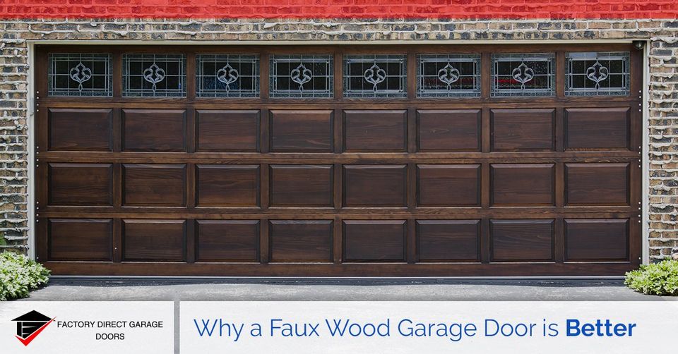 Why A Faux Wood Garage Door Is Better