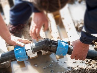 Plumber Fixing Pipe — Plumber in Moranbah, QLD