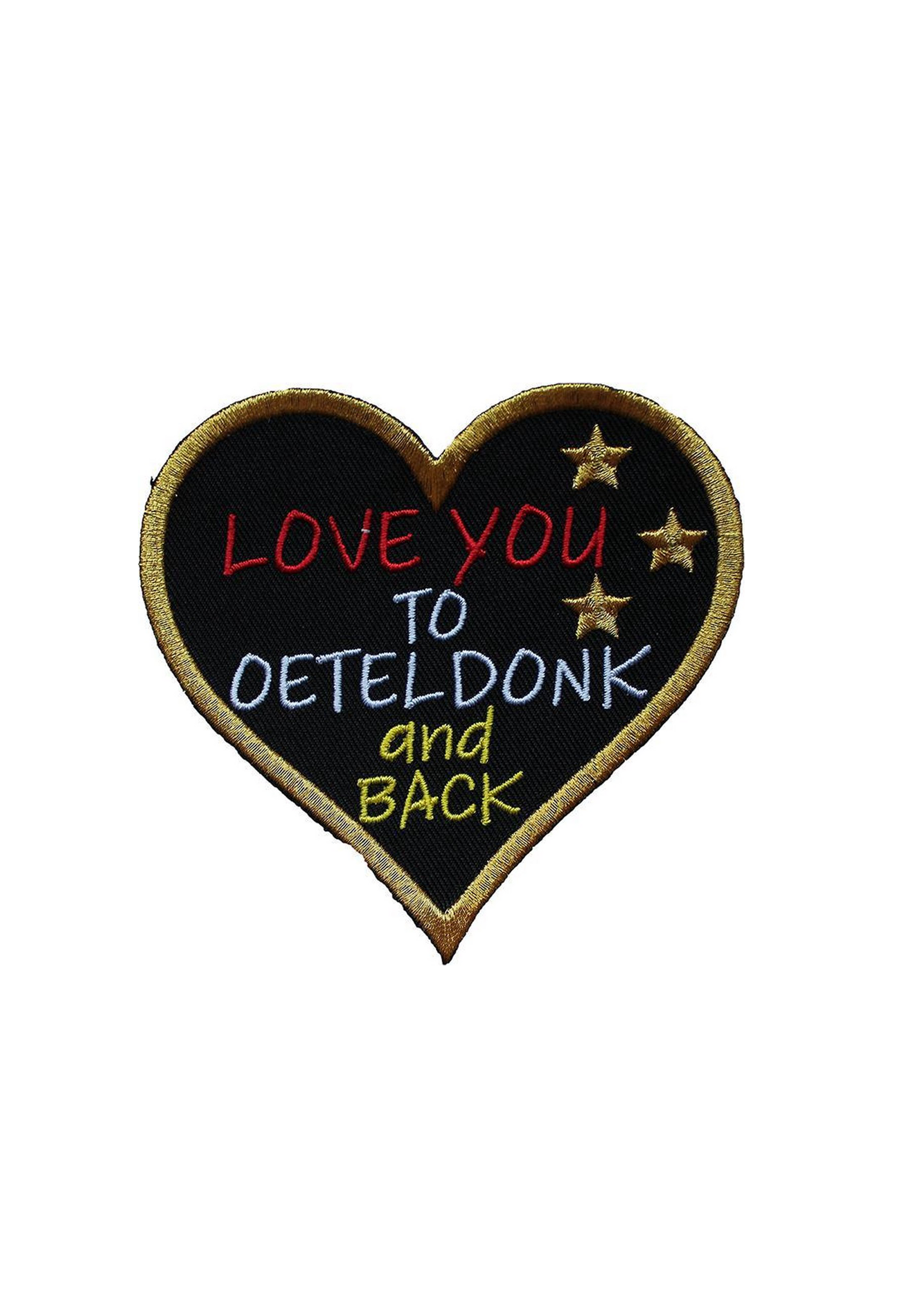 Embleem Love you to Oeteldonk and back