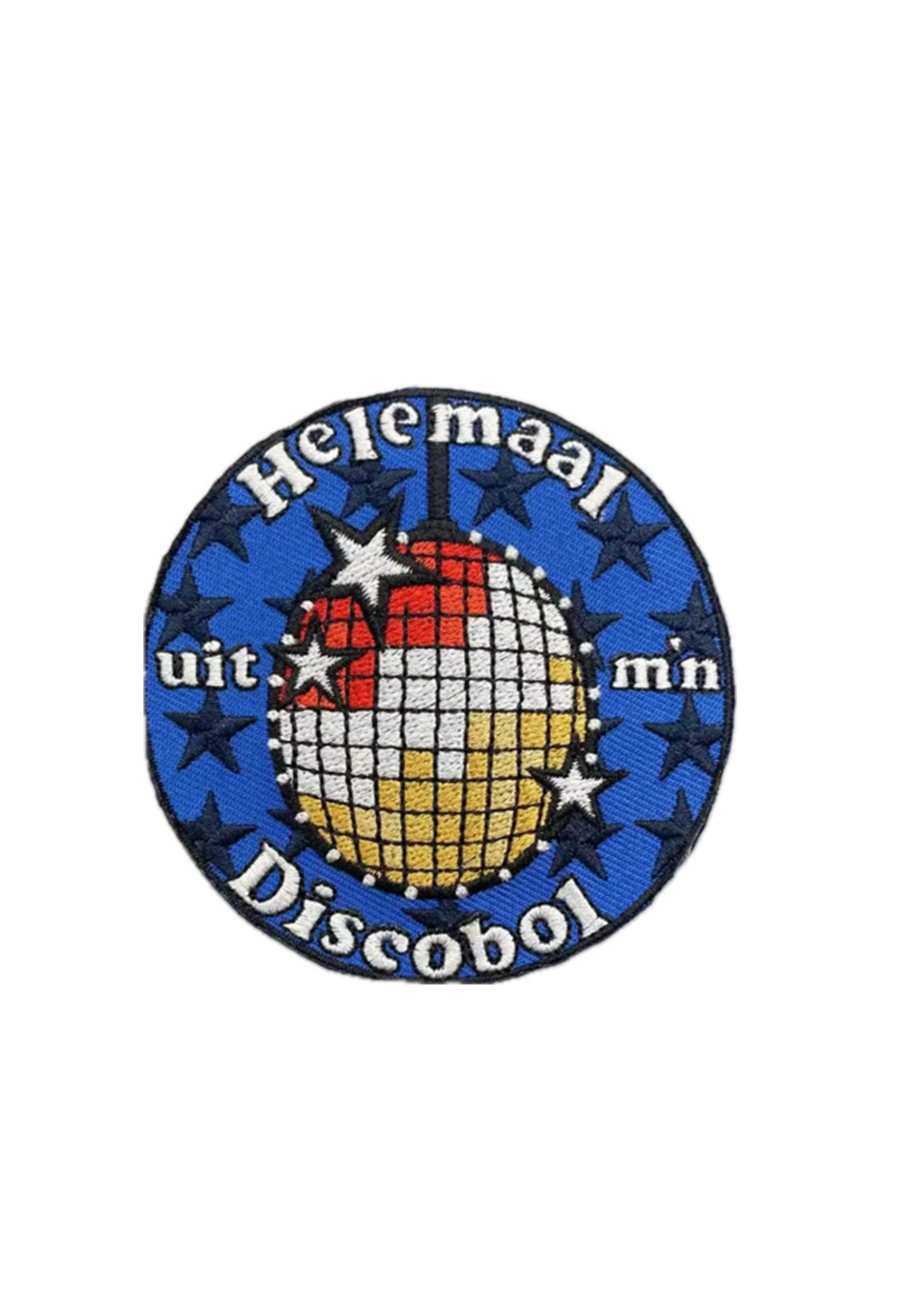 Embleem helemaal uit m'n discobol