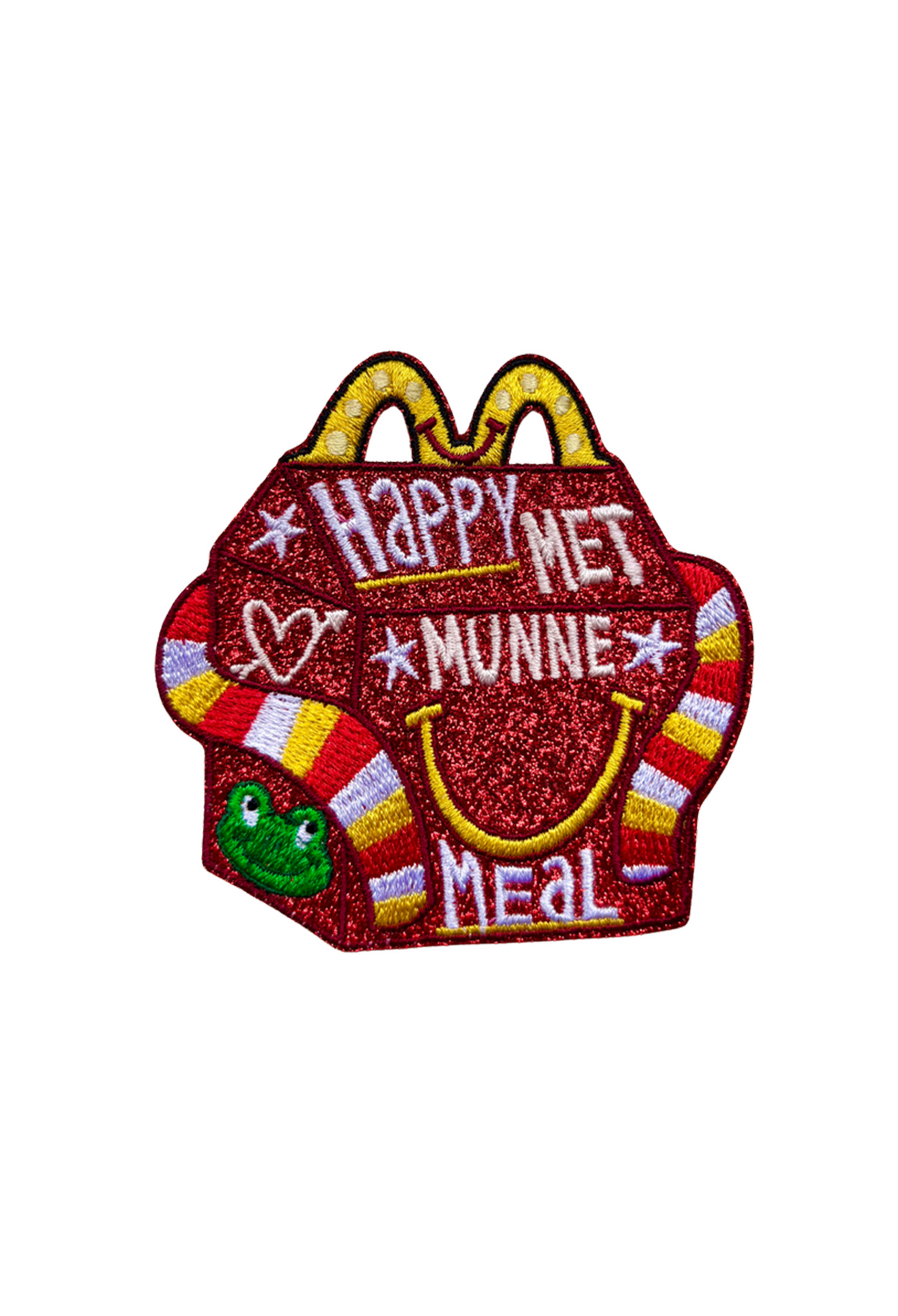 Embleem Happy met munne meal