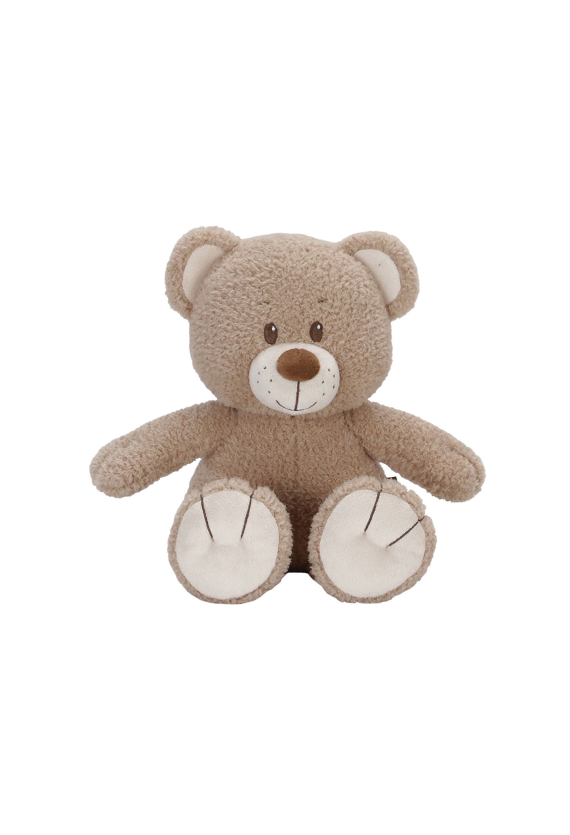 Deze lieve en zachte knuffelbeer van Tiamo Collection is gestrekt ongeveer 35 cm groot (zittend 25 cm) en kan niet wachten om met jou te knuffelen en spelen. De knuffel is speciaal gemaakt voor de allerkleinsten en door het schattige uiterlijk en het hoge knuffelgehalte is de knuffel ook leuk om neer te zetten als decoratie voor in de kinderkamer.