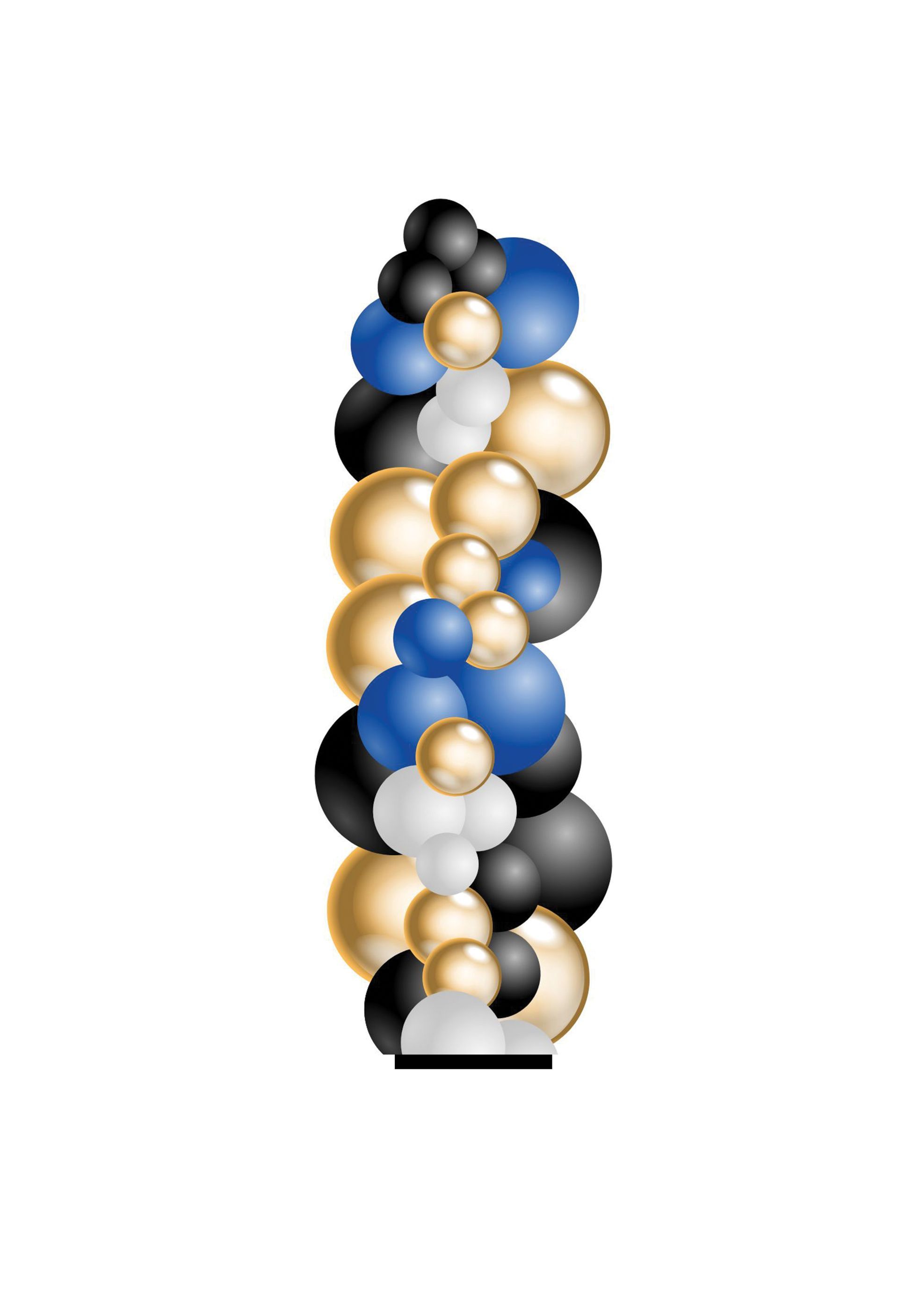 Opzoek naar een ballonpilaar in Den Bosch en omgeving? Feest bij keet maakt verschillende pilaren zoals een organic pilaar.