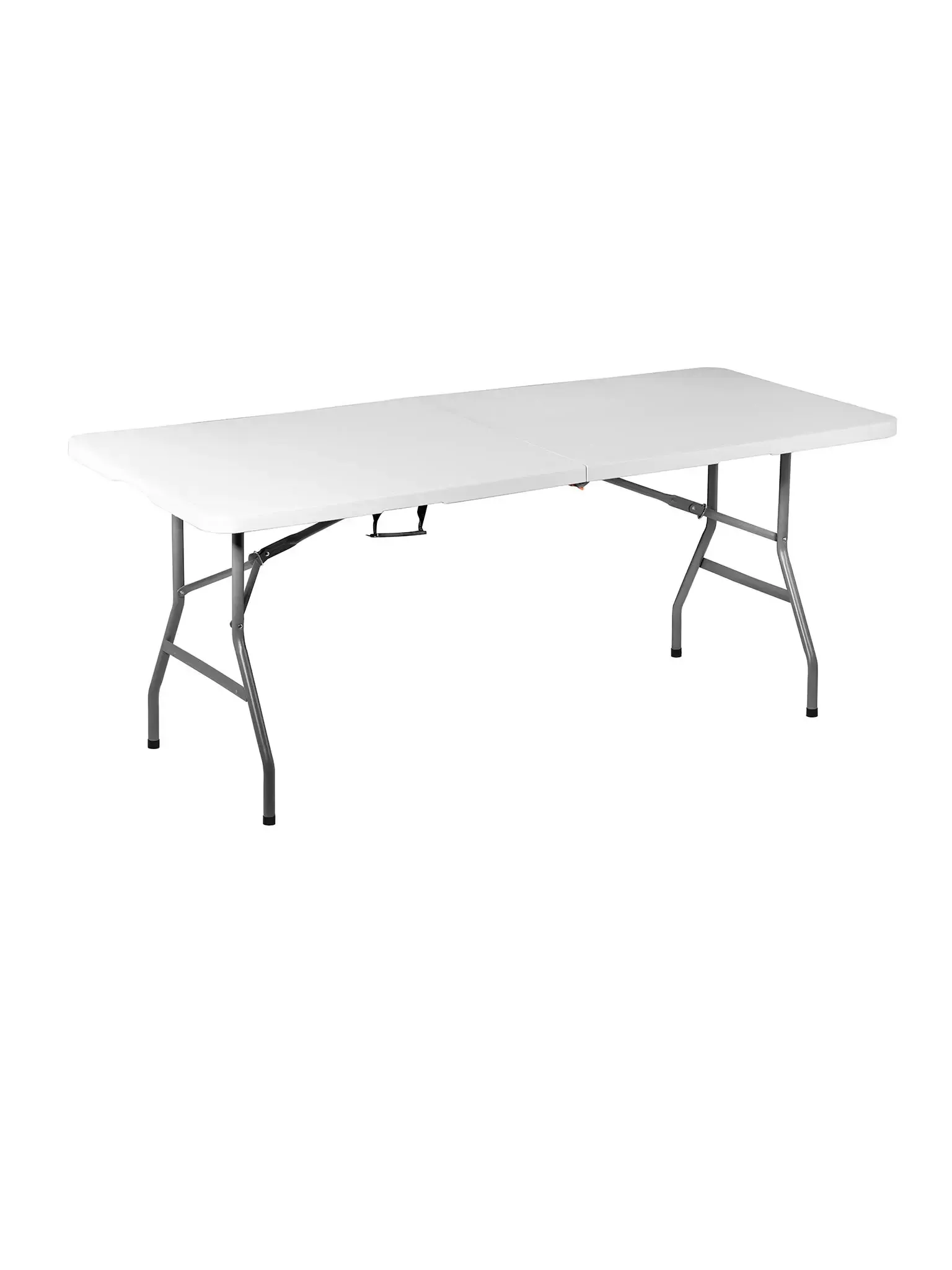 Deze draagbare en inklapbare witte tafel van Promoline is ideaal voor kleine cafés, brasserieën en bistro's waar meubilair eenvoudig verplaatst moet kunnen worden of 's avonds binnen moet worden gezet. Het voordeel van deze ruimtebesparende, inklapbare tafels is dat ze eenvoudig op drukke momenten bijgezet kunnen worden, mocht dit nodig zijn, robuust zijn en geschikt zijn voor buiten, en eenvoudig binnen opgeborgen kunnen worden zonder dat ze veel ruimte innemen.