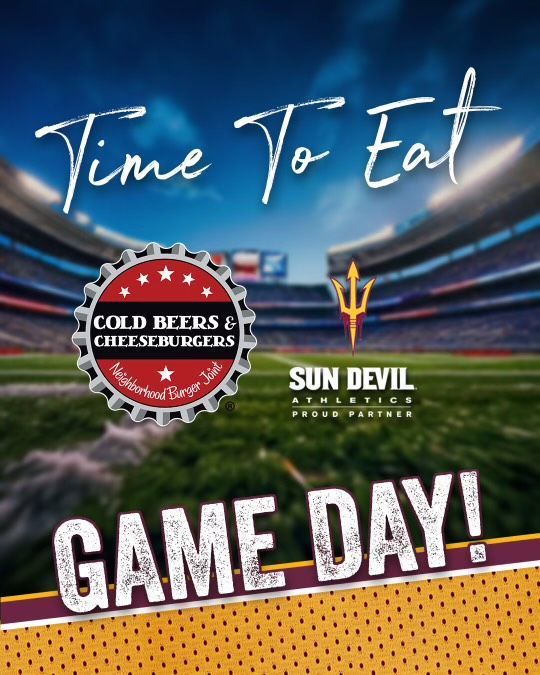 A poster that says time to eat game day on it