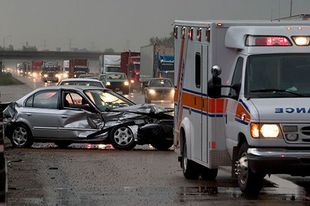 Ambulance in accident - Law services in Sterling Heights