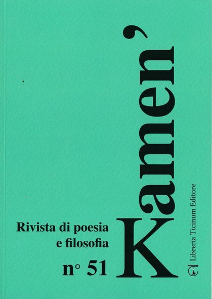 kamen 51 Libreria Ticinum Editore