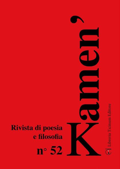 kamen 52 Libreria Ticinum Editore
