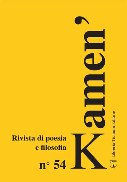 54 Kamen Libreria Ticinum Editore Voghera