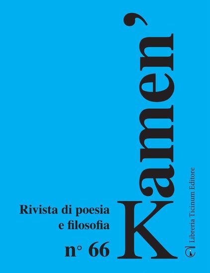66 Kamen Casa editrice Libreria Ticinum Editore Voghera