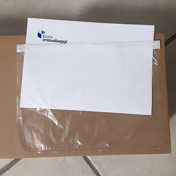 Buste adesive portadocumenti