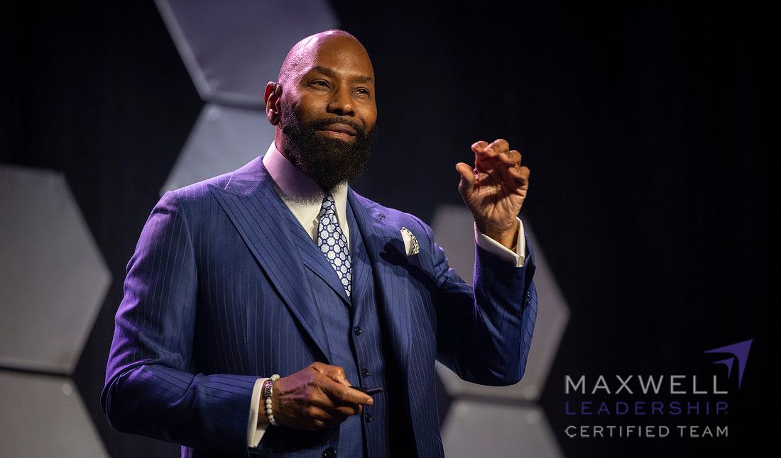 Carl Green Speaking on Stage