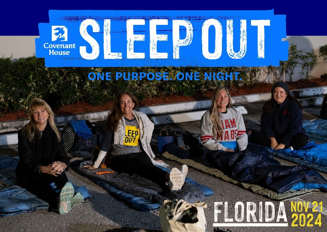 Group of Sleep Out supporters ready with their sleeping bags.