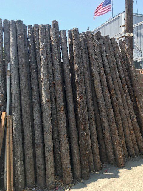 Lumber with American flag | San Mateo, CA | Bayside Building Materials, Inc.