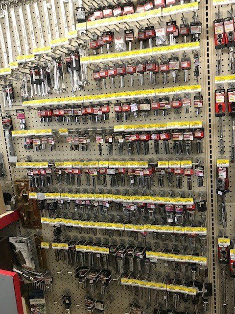 Grocery aisle of wrench | San Mateo, CA | Bayside Building Materials, Inc.
