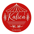 Un círculo rojo con la palabra kalica en él