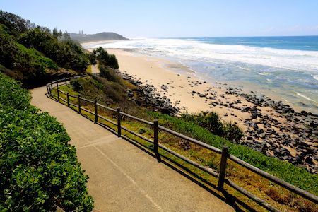 Pathway Along Ocean — Shed Kits in Ballina, NSW